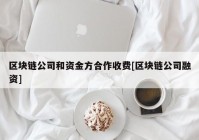 区块链公司和资金方合作收费[区块链公司融资]